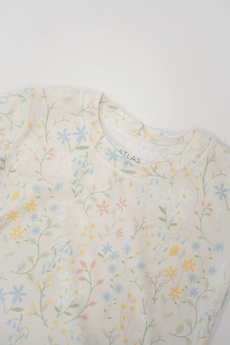 Two Piece Pajama - Lennon Florals AG x Kennedy Stidham | Atlas Grey