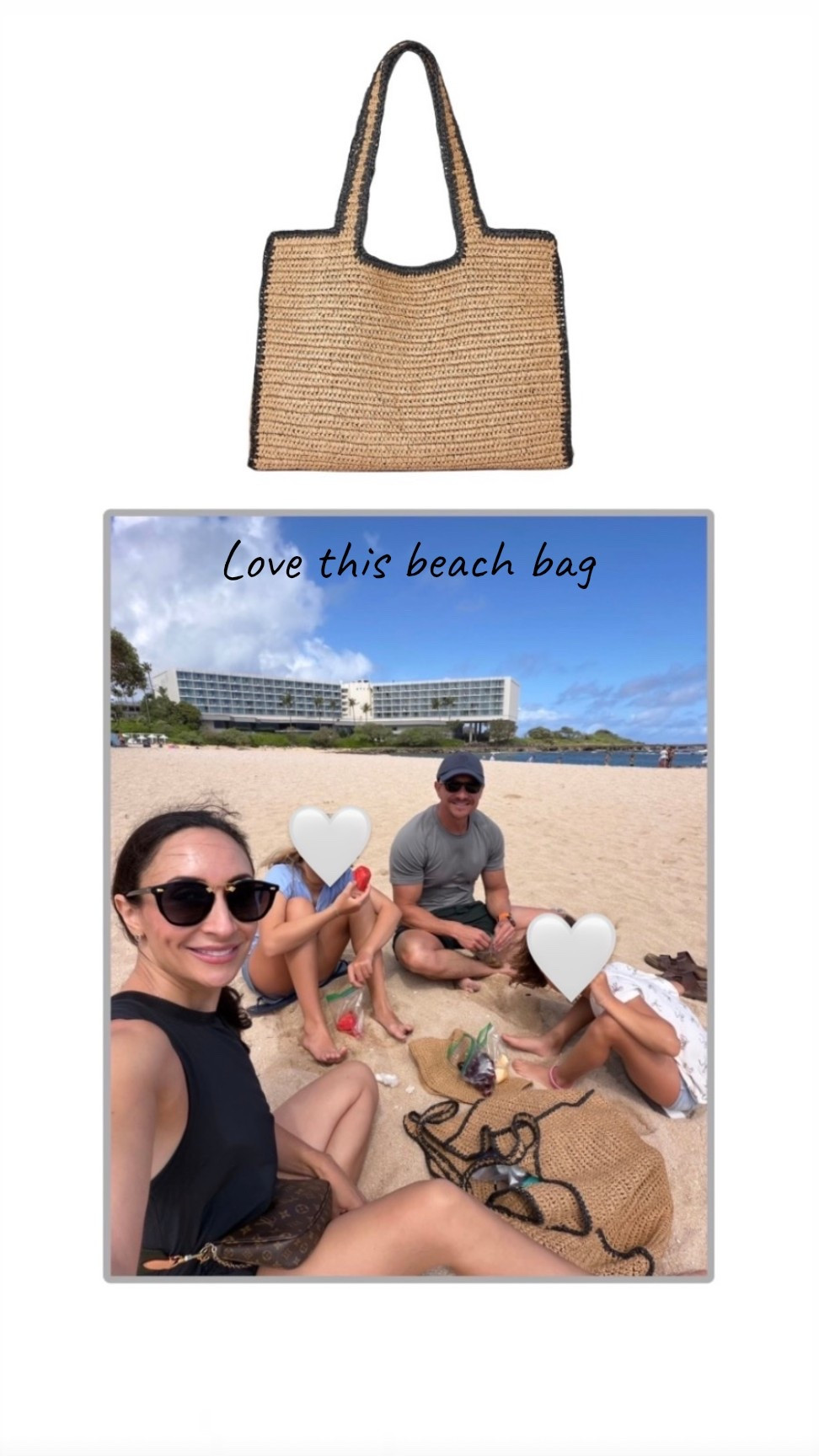 I’ve had this beach bag for a few years now and love that they offer in a new color as well.  We used it every single day on our one week trip to Hawaii. ￼￼

#LTKdayinmylife #LTKSeasonal #LTKmomlife