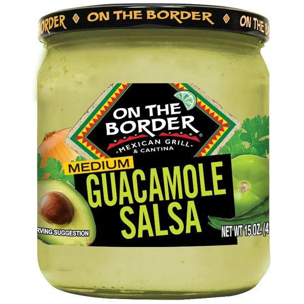On The Border Guacamole Salsa Medium 15oz | Walmart (US)