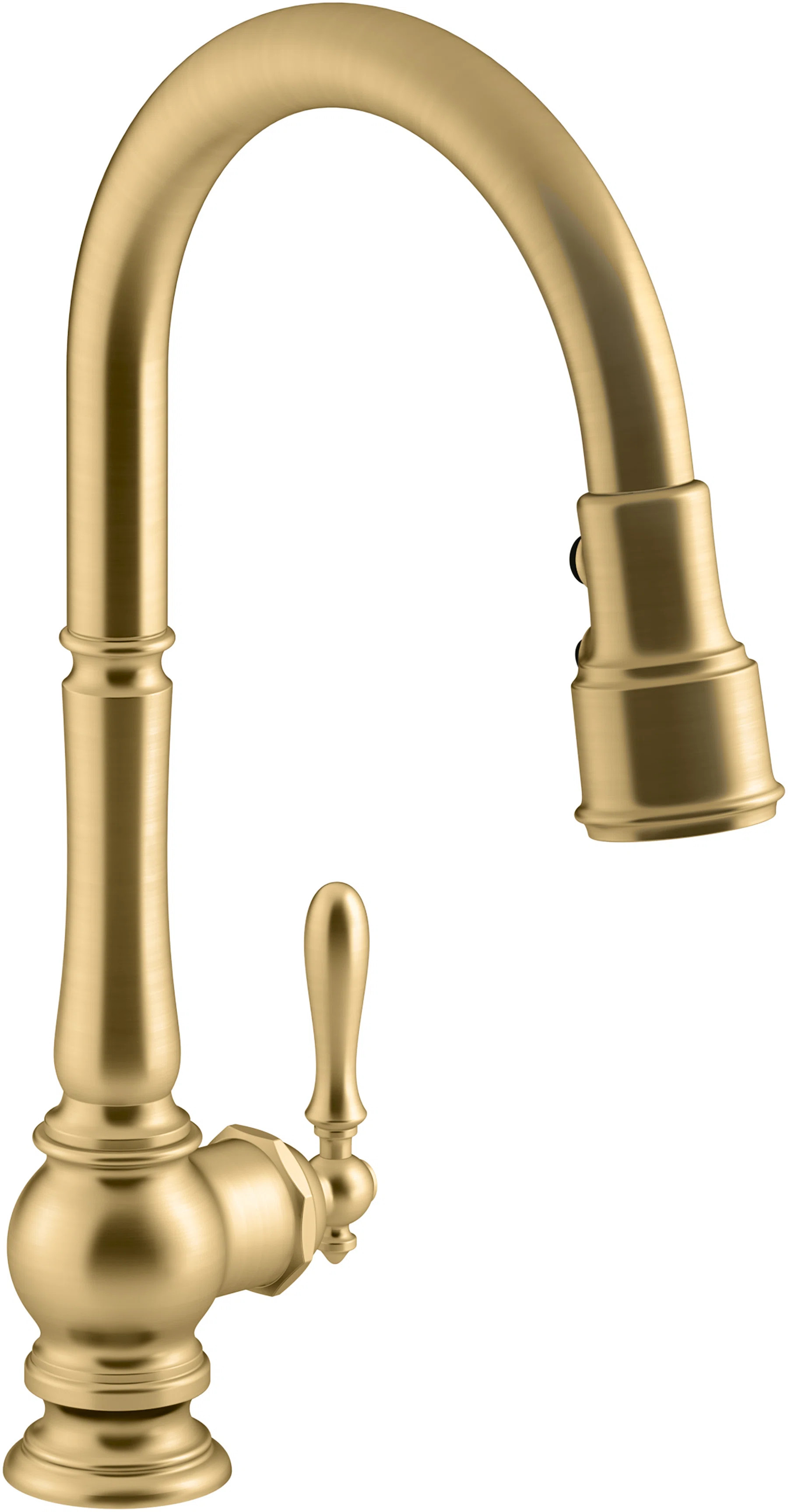 Artifacts® Pull Down Single Handle Kitchen Faucet K-99259-2MB | Wayfair North America