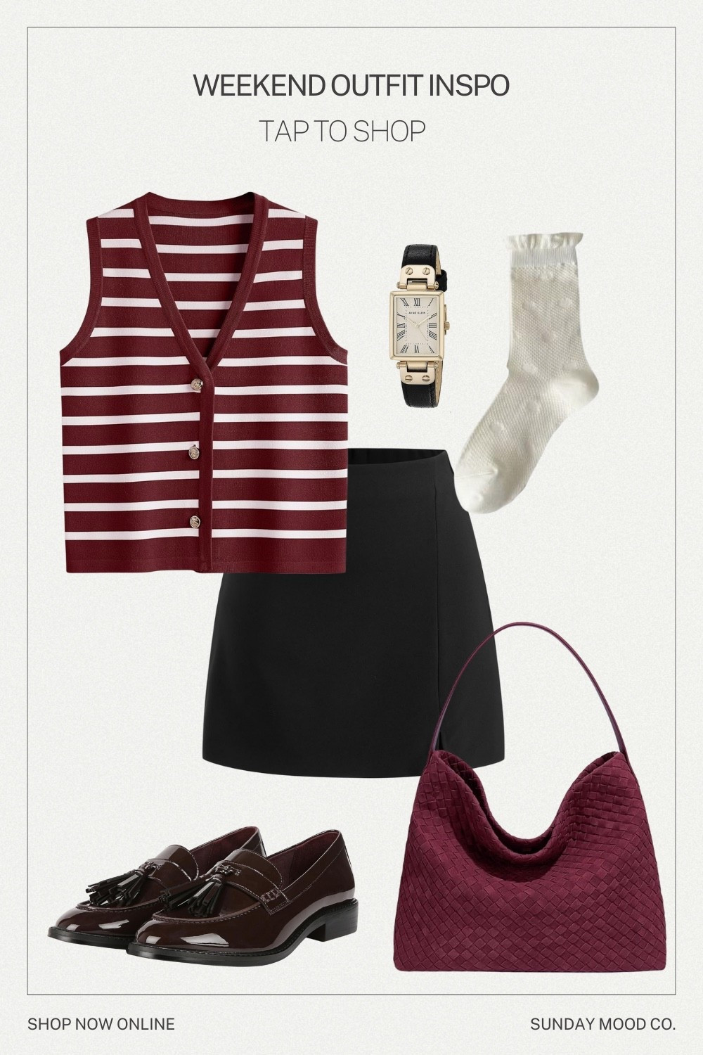 Weekend Outfit Inspo | Affordable Pre- Fall Look

Weekend outfit inspo, casual outfit inspo, pre fall outfit, loafers outfit, loafers and socks, sweater vest, skirt, skirt outfit, women’s watch, fall bag, handbags, suede bags, tote bags, ootd, ootd inspo, summer outfit, what to wear, my outfit, what’s my outfit



#LTKStyleTip #LTKFindsUnder100 #LTKSeasonal