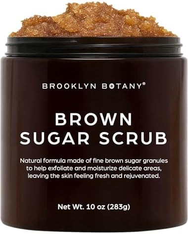 Brooklyn Botany Brown Sugar Body Scrub - Moisturizing and Exfoliating Body, Face, Hand, Foot Scru... | Amazon (US)