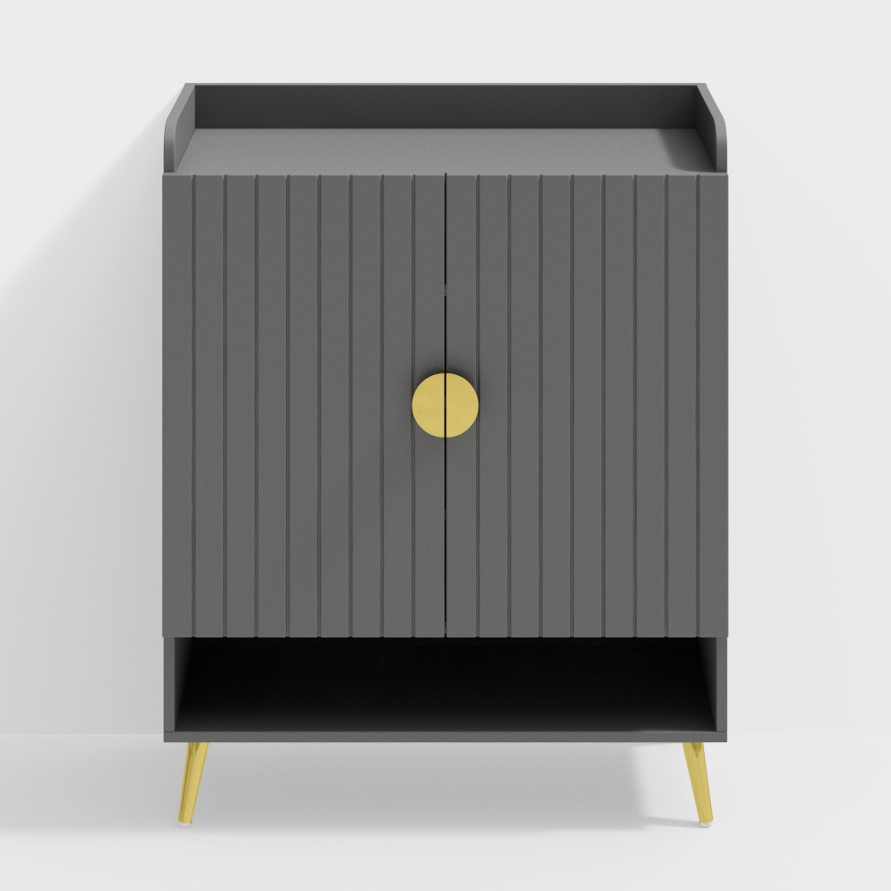 Yellar Nordic Gray Shoe Cabinet 5 Shelves Entryway Shoe Cabinet | Homary | Homary