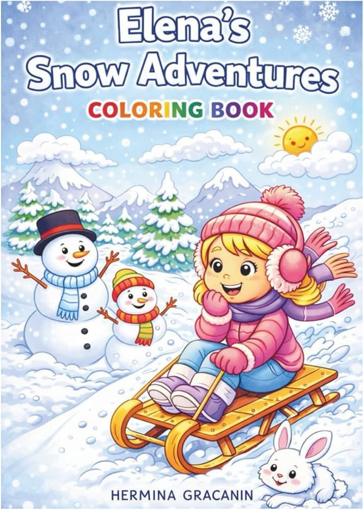 Elena's Snow Adventures Coloring Book | Amazon (US)