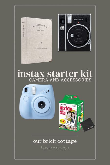 Instax cameras are so fun! Here are two of my favorite styles, plus film and a cute, vintage-looking album. 

#LTKhome #LTKfamily #LTKFind