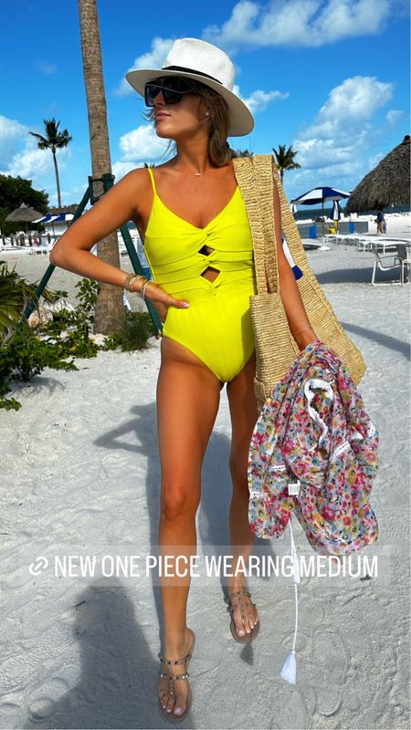Absolutely loving this yellow one piece swimsuit! Super flattering and made me feel so tan! Great swimsuit for a tropical vacation! 
#onepieceswim #swimwear

#LTKstyletip #LTKFind #LTKswim