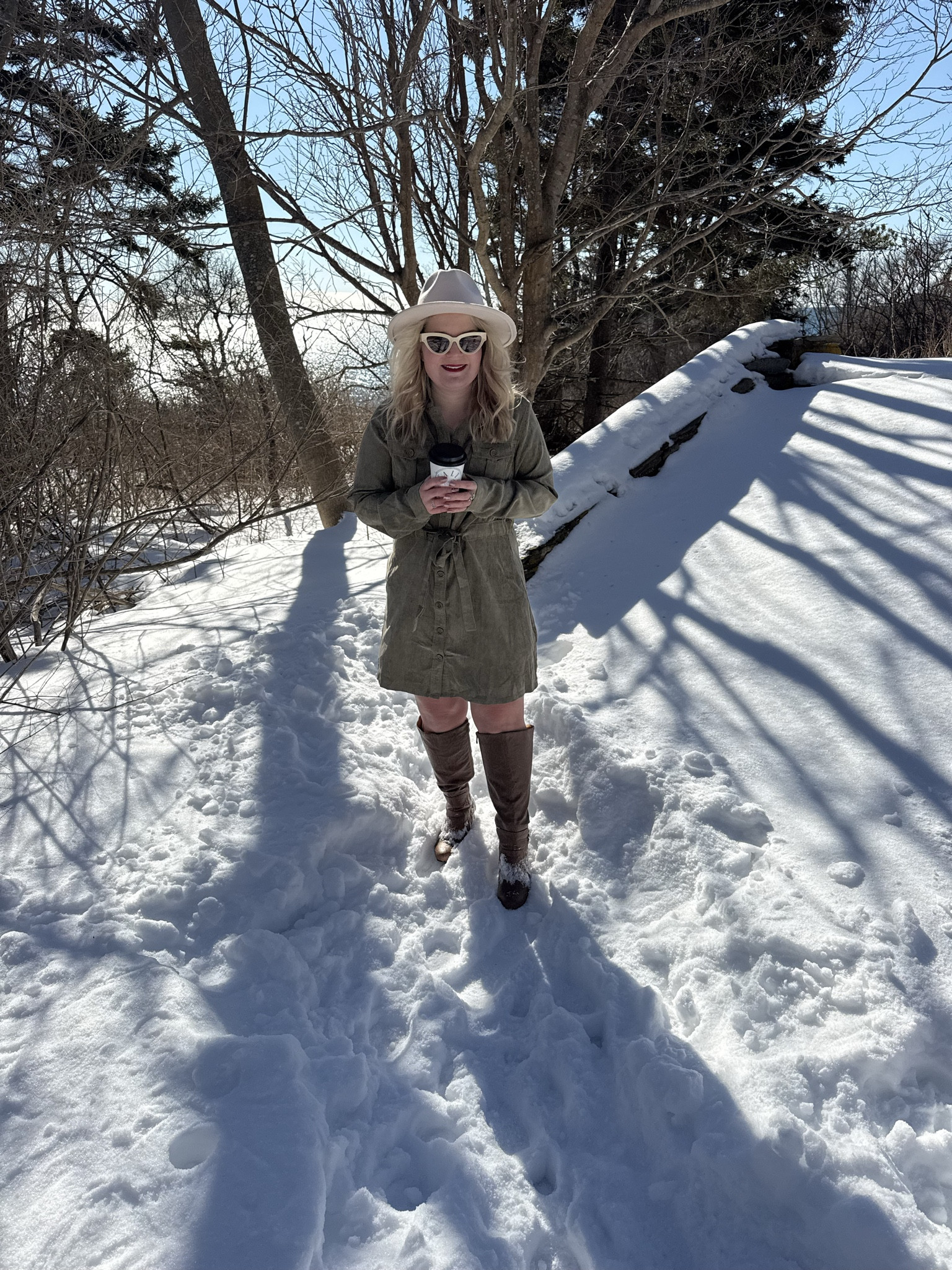 Thursday ootd. I adore this corduroy dress from Lulus. So easy but so chic. 

#LTKootd #LTKPetite #LTKWorkwear