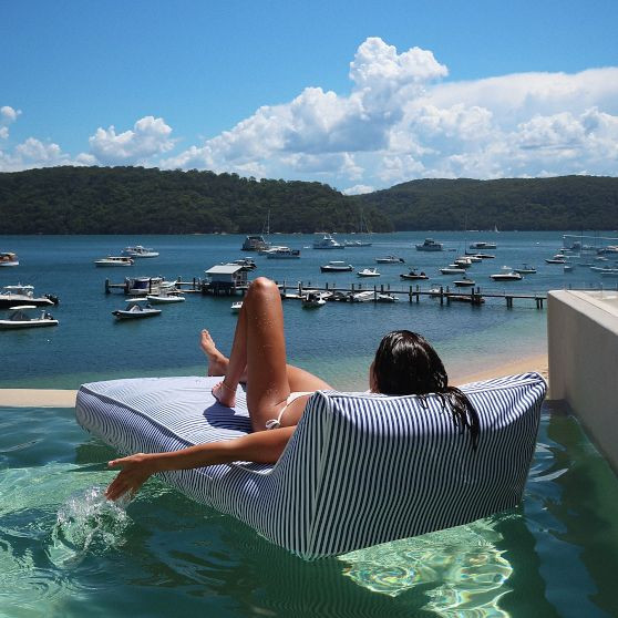 Striped Pool Float | Mark and Graham