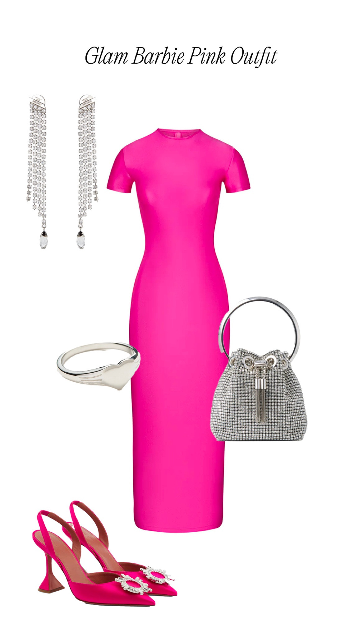 Glam pink Barbie outfit 💖

#LTKSeasonal #LTKshoecrush #LTKFind