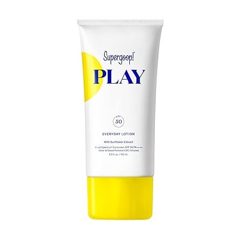 Supergoop! PLAY Everyday Lotion SPF 50-5.5 fl oz - Broad Spectrum Body & Face Sunscreen for Sensi... | Amazon (US)