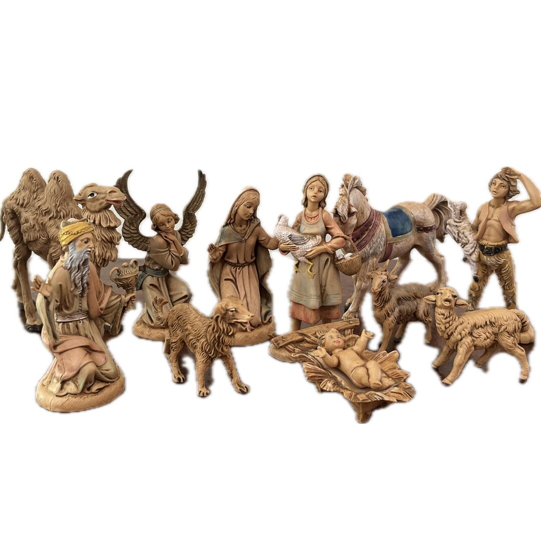 Vintage Depose Fontanini Italian Nativity Figures 5 Size Replacement Christmas Figurines Retired,... | Etsy (US)
