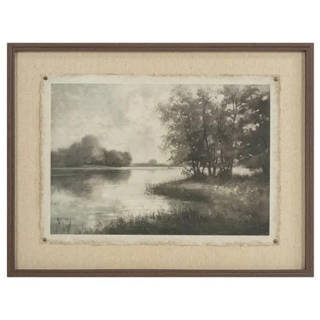 My Texas House Riverbank Views Framed Wall Art 28x22 | Walmart (US)