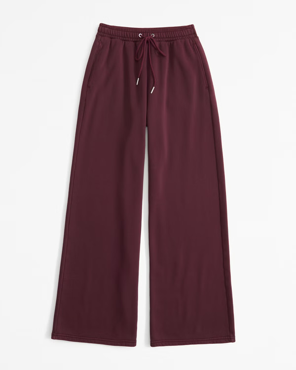 Essential Sunday Wide Leg Sweatpant | Abercrombie & Fitch (UK)