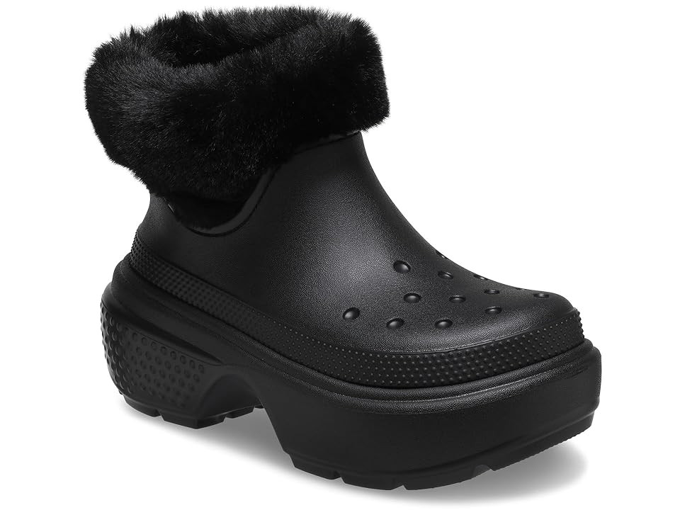 Crocs Stomp Lined Boot Shoes Black : Men's 4 - Women's 6 Medium | Zappos