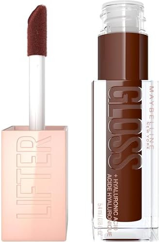 MAYBELLINE Lifter Gloss, Hydrating Honey'd Lip Gloss with Hyaluronic Acid, High Shine for Plumper... | Amazon (US)