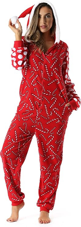 #followme Adult Christmas Onesie for Women Jumpsuit One-Piece Pajamas | Amazon (US)