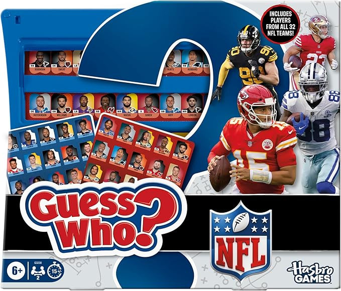 Guess Who? NFL Edition Board Game | Officially Licensed NFL Game for Kids and Families | Ages 6+ ... | Amazon (US)