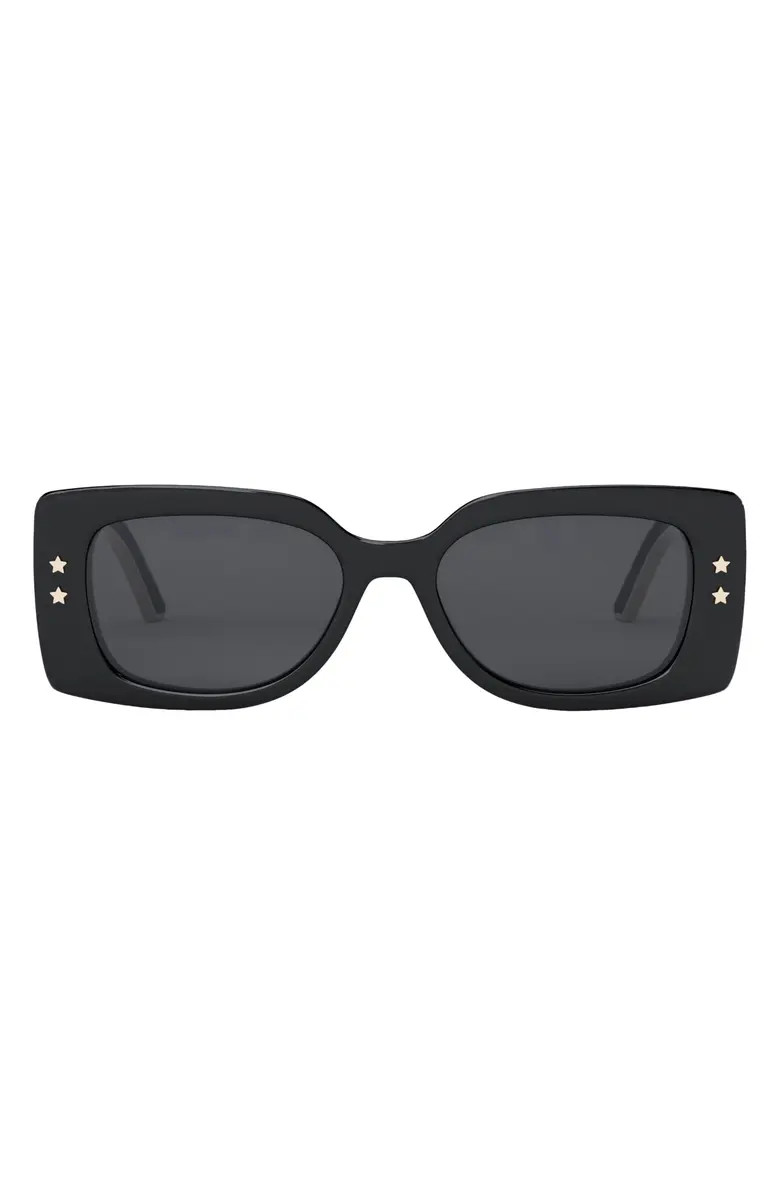 'DiorPacific S1U 53mm Rectangular Sunglasses | Nordstrom