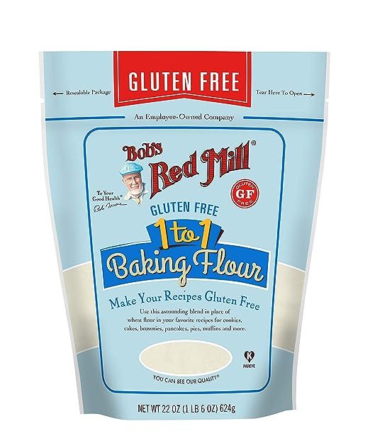 Bobs Red Mill, Baking Flour 1 To 1 Gluten Free, 22 Ounce | Amazon (US)