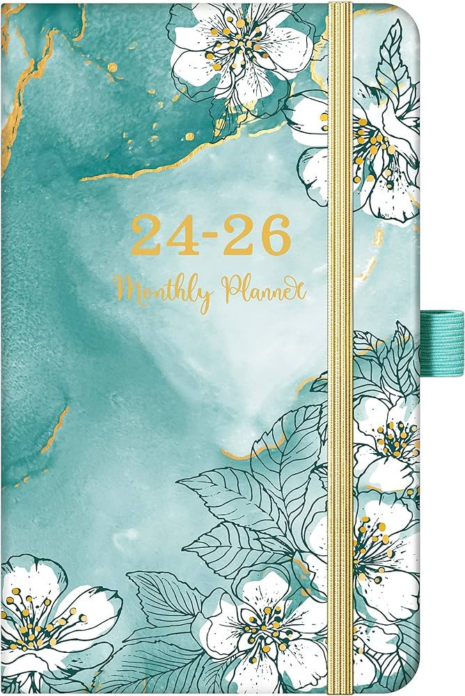 Makapoo 2024-2026 Pocket Planner - Monthly (36-Month) with 60 Notes Pages, Jan. 2024 Dec. 2026, 6... | Amazon (US)