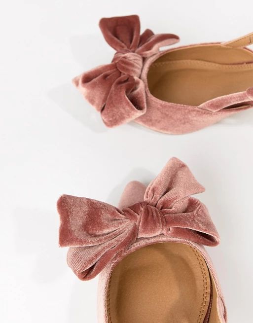ASOS DESIGN Sherry bow kitten heels | ASOS UK