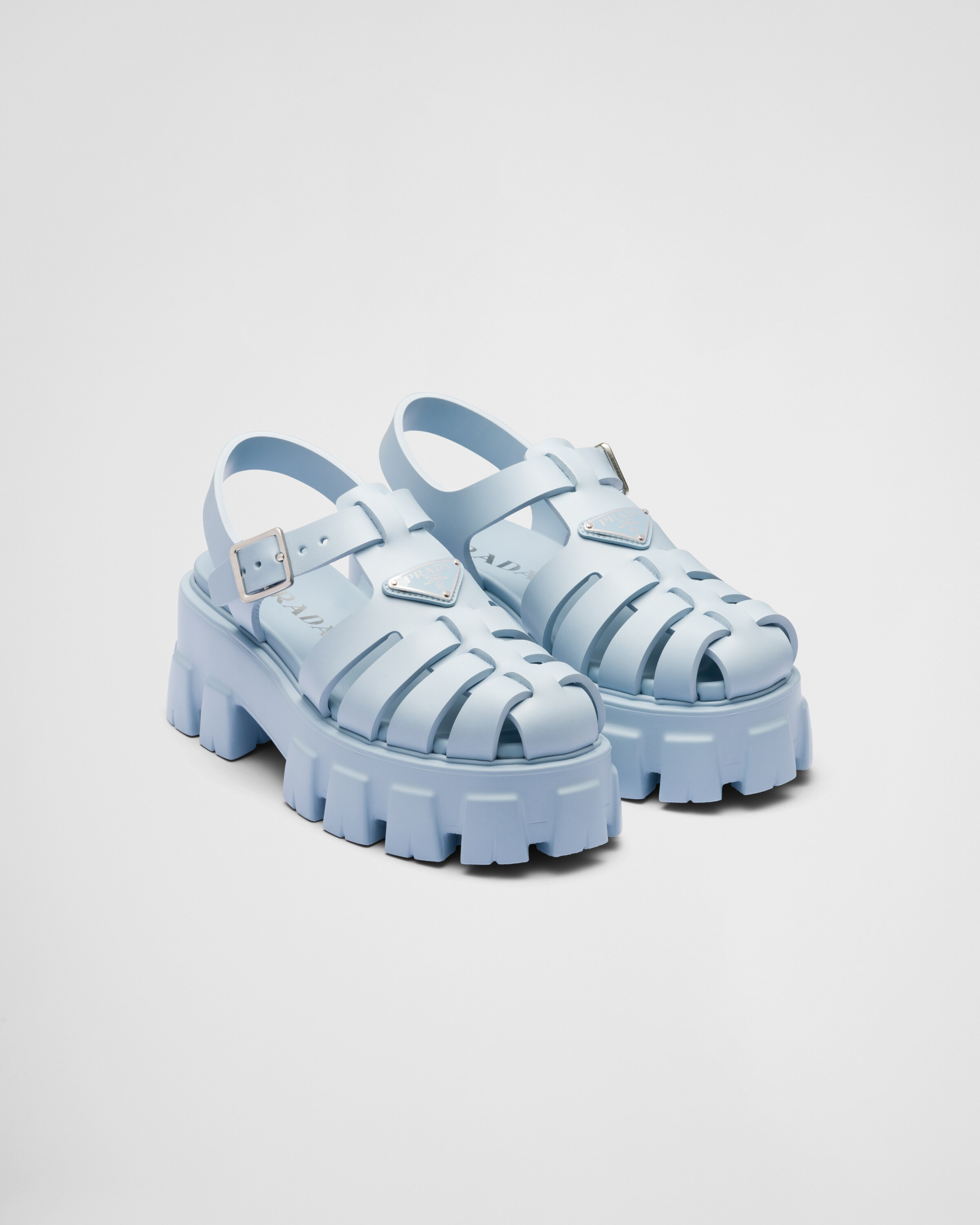 Monolith foam rubber sandals | Prada US