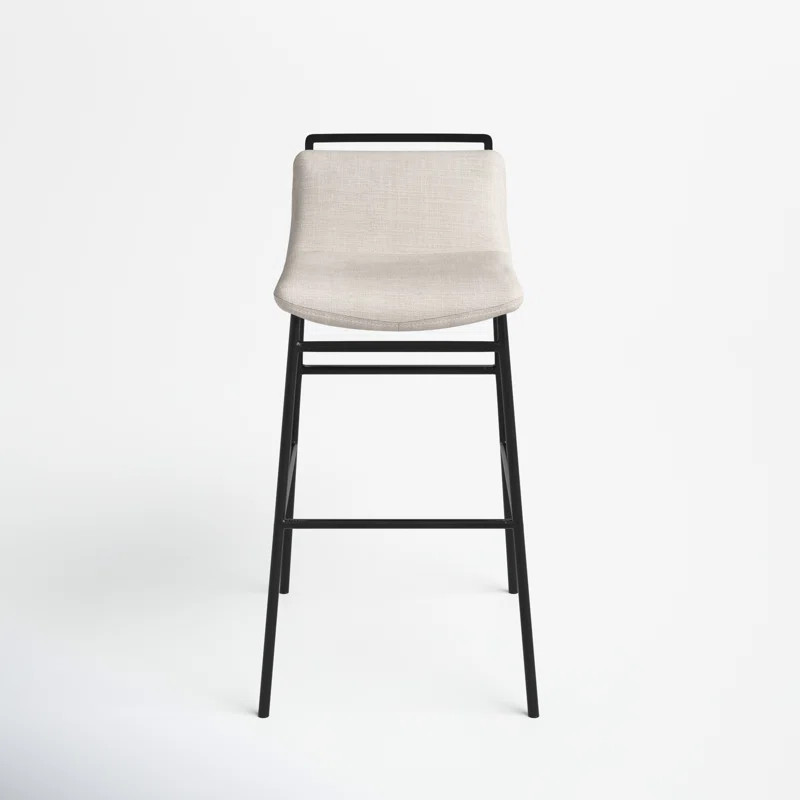 Mylo Upholstered Counter Stool with Metal Frame | Wayfair North America