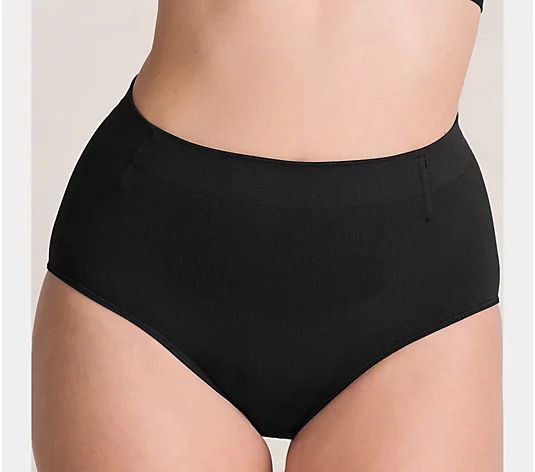 Shapermint Essentials Mid-Waisted Smoothing Shaper Panty - QVC.com | QVC