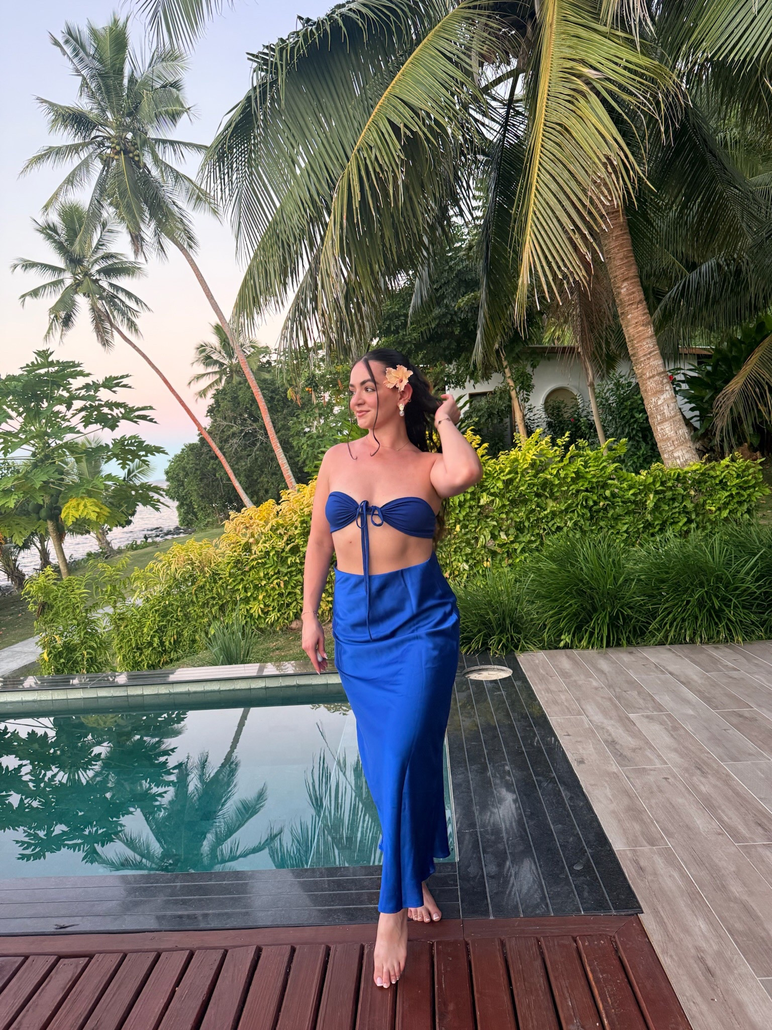 Anything becomes a coverup on vacay. This satin midi skirt was an easy way to go from the beach to dinner. 

Satin skirt beach outfit blue skirt outfit resort outfit resort wear

#LTKTravel #LTKSwim #LTKFindsUnder50