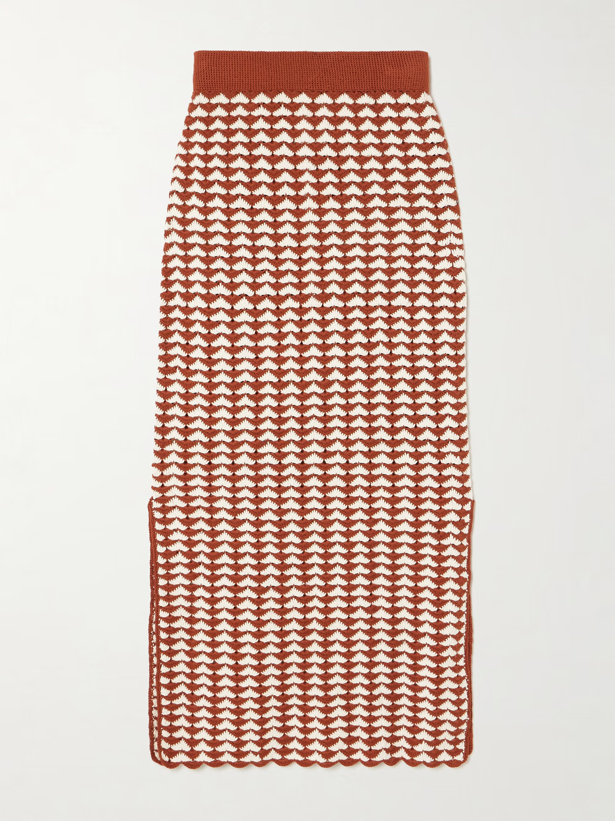 Motupe crocheted cotton midi skirt | NET-A-PORTER (US)