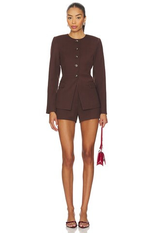 Bellmere Jacket in Brown | Revolve Clothing (Global)