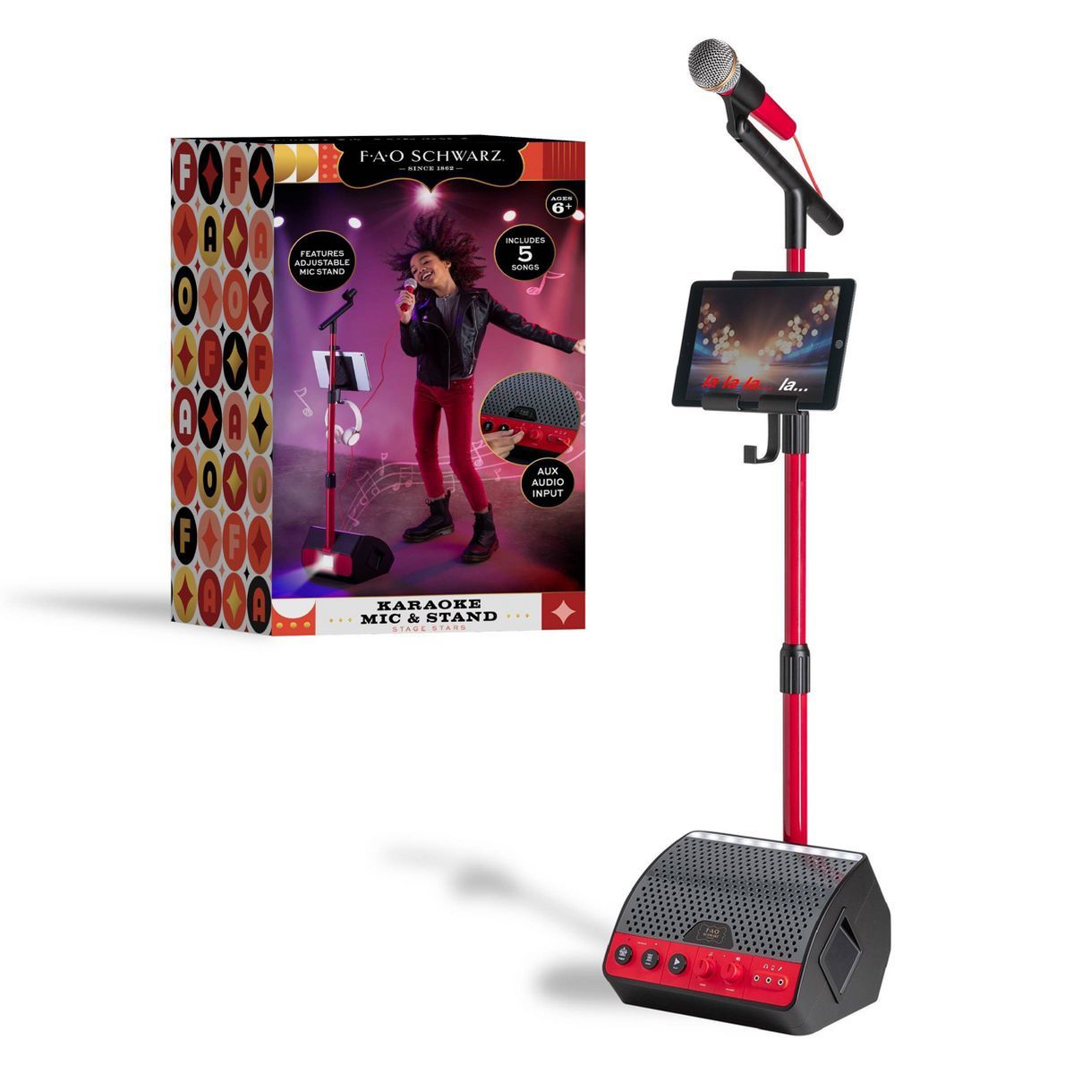 FAO Schwarz Microphone with Stand and Tablet Holder | Target