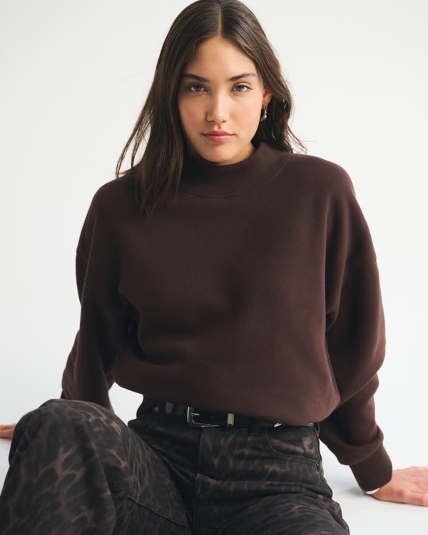 Sunday Mockneck Crew | Abercrombie & Fitch (US)