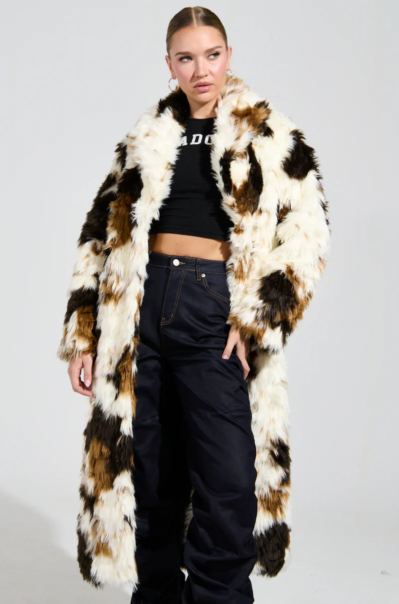 BRONX FAUX FUR COAT | AKIRA