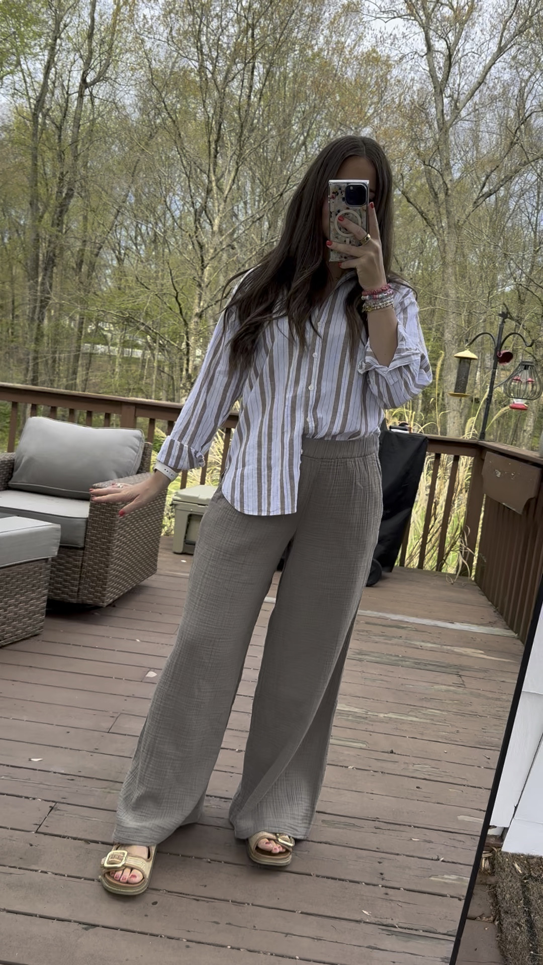 Loft finds!  
Size XS top (could’ve done small)
Size small in pants 

#LTKmomlife #LTKSaleAlert #LTKootd