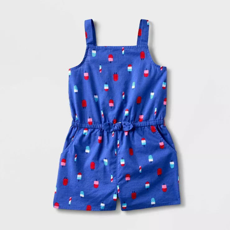 Toddler Girls' Adaptive Romper - Cat & Jack™ | Target