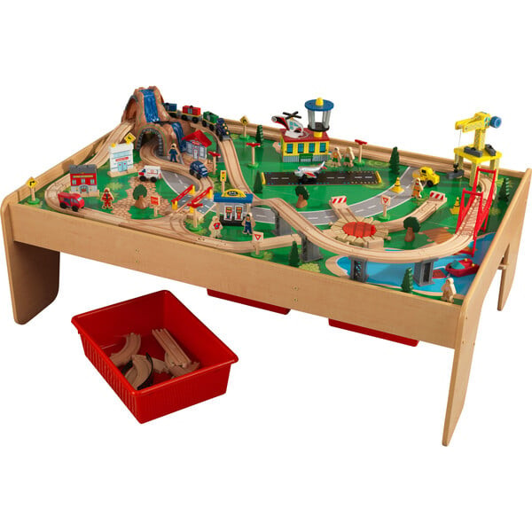 Waterfall Mountain Train Set and Table | Maisonette