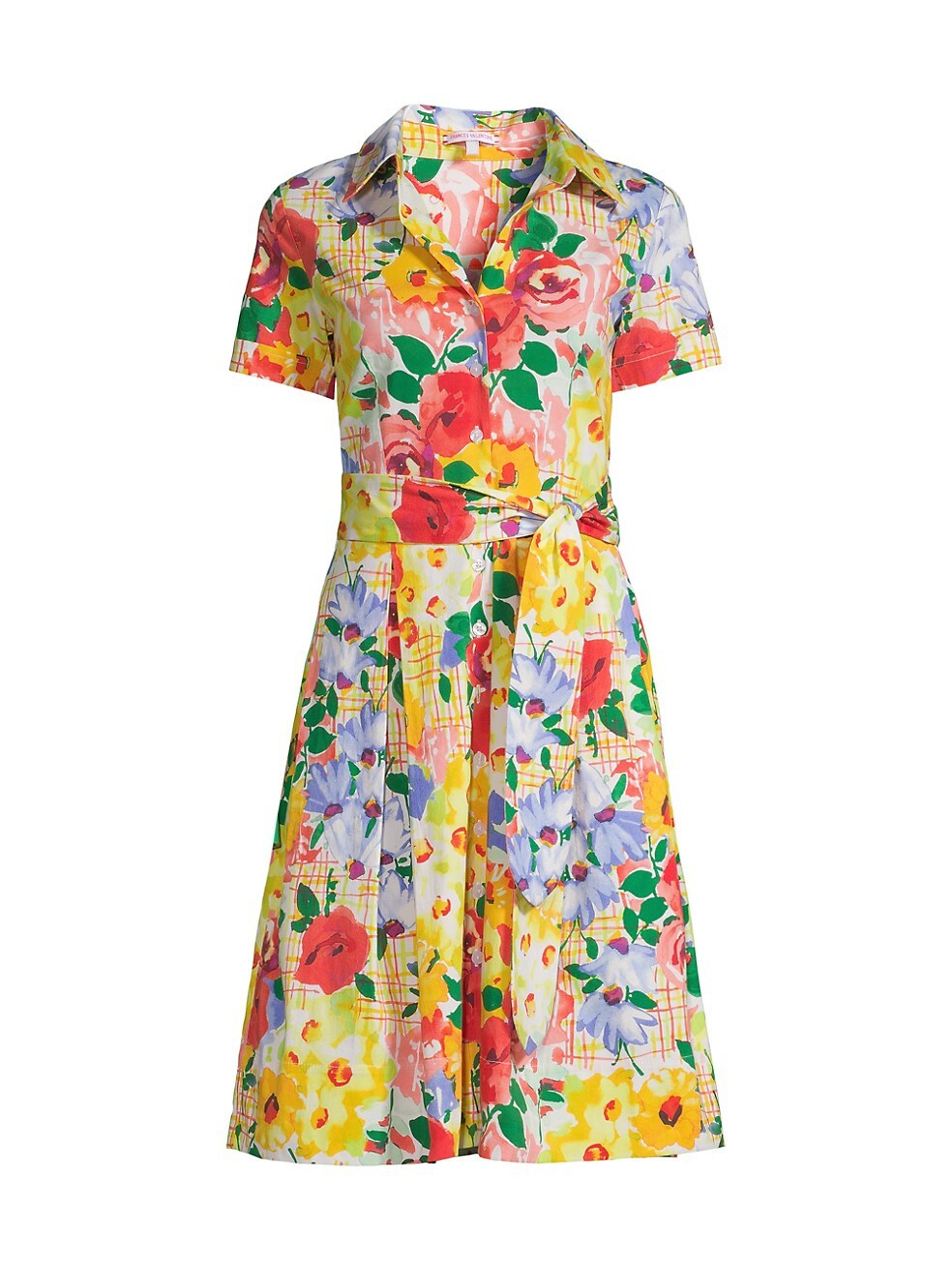 FRANCES VALENTINE Bella Belted Picnic Shirtdress | Saks Fifth Avenue