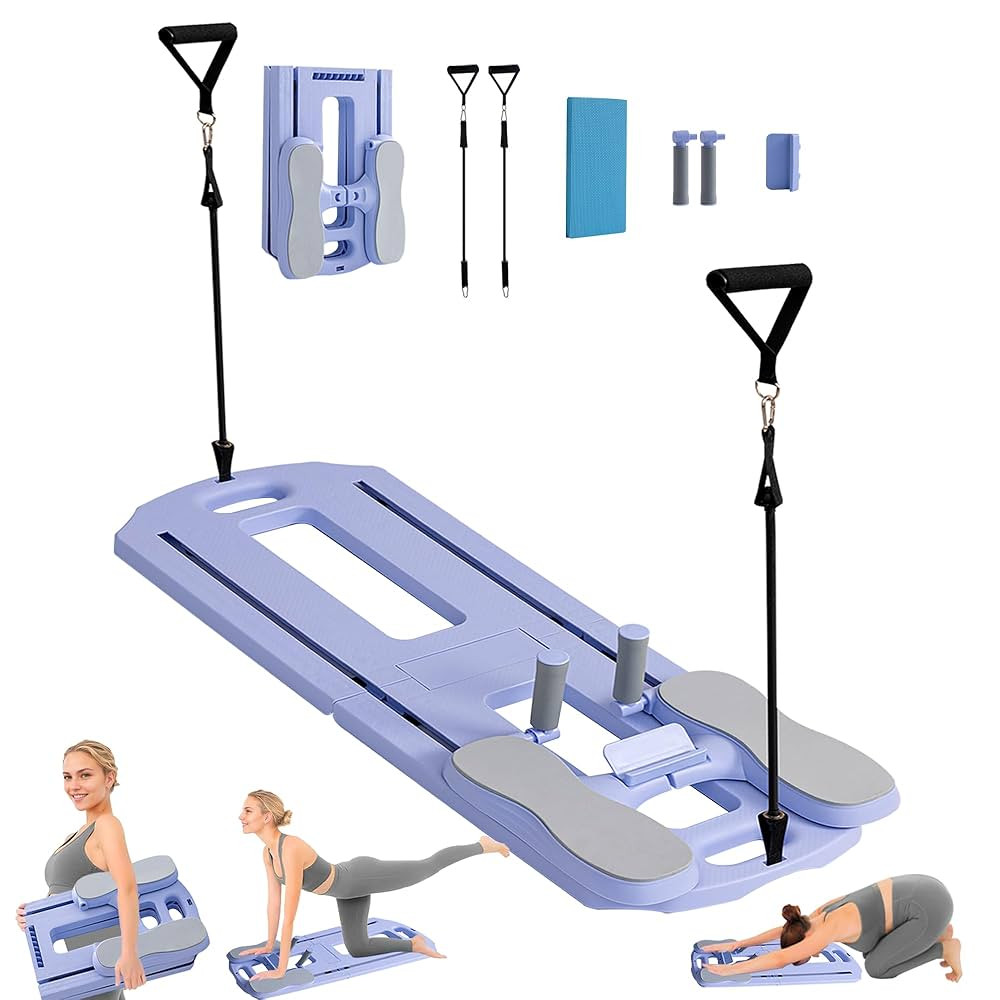 Pilates Board - Pilates Reformer Set, Multifunctional Pilates Reformer Board for Home, Purple Por... | Amazon (US)