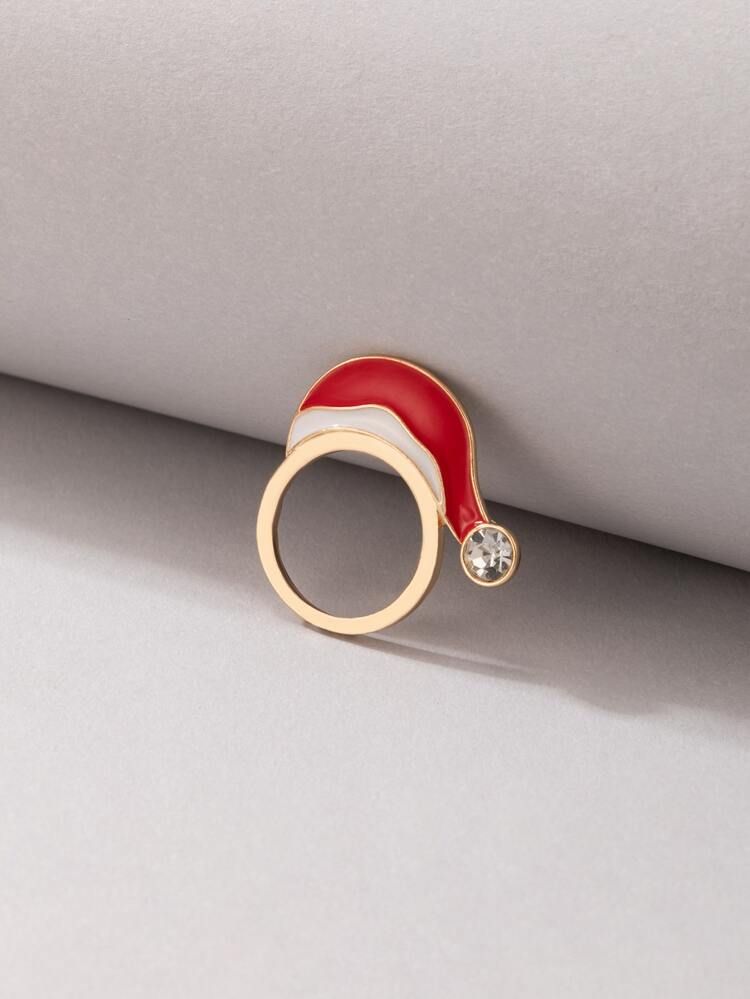 Christmas Hat Decor Ring | SHEIN