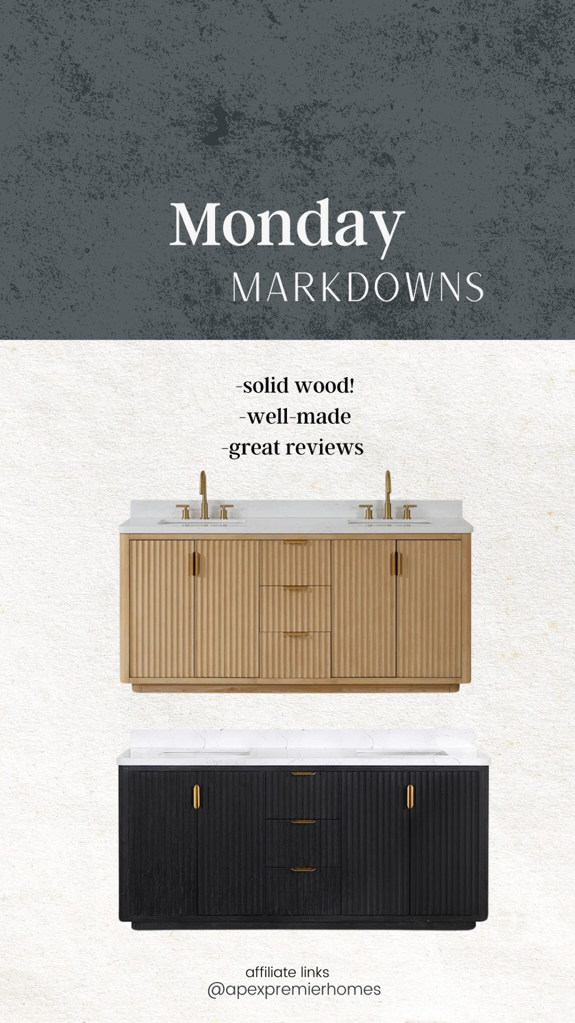 Bathroom vanity on sale 🤎



#LTKHome