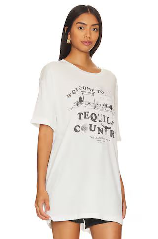 Tequila Country Oversized Tee in White | Revolve Clothing (Global)