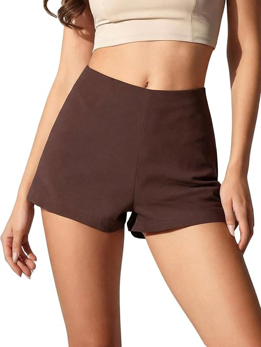Women's Summer Wide Leg Shorts Dressy Casual High Waisted Mini Going Out Tailored Shorts | Amazon (US)