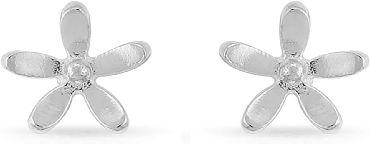 Boma Jewelry Sterling Silver Daisy Flower Stud Earrings | Amazon (US)