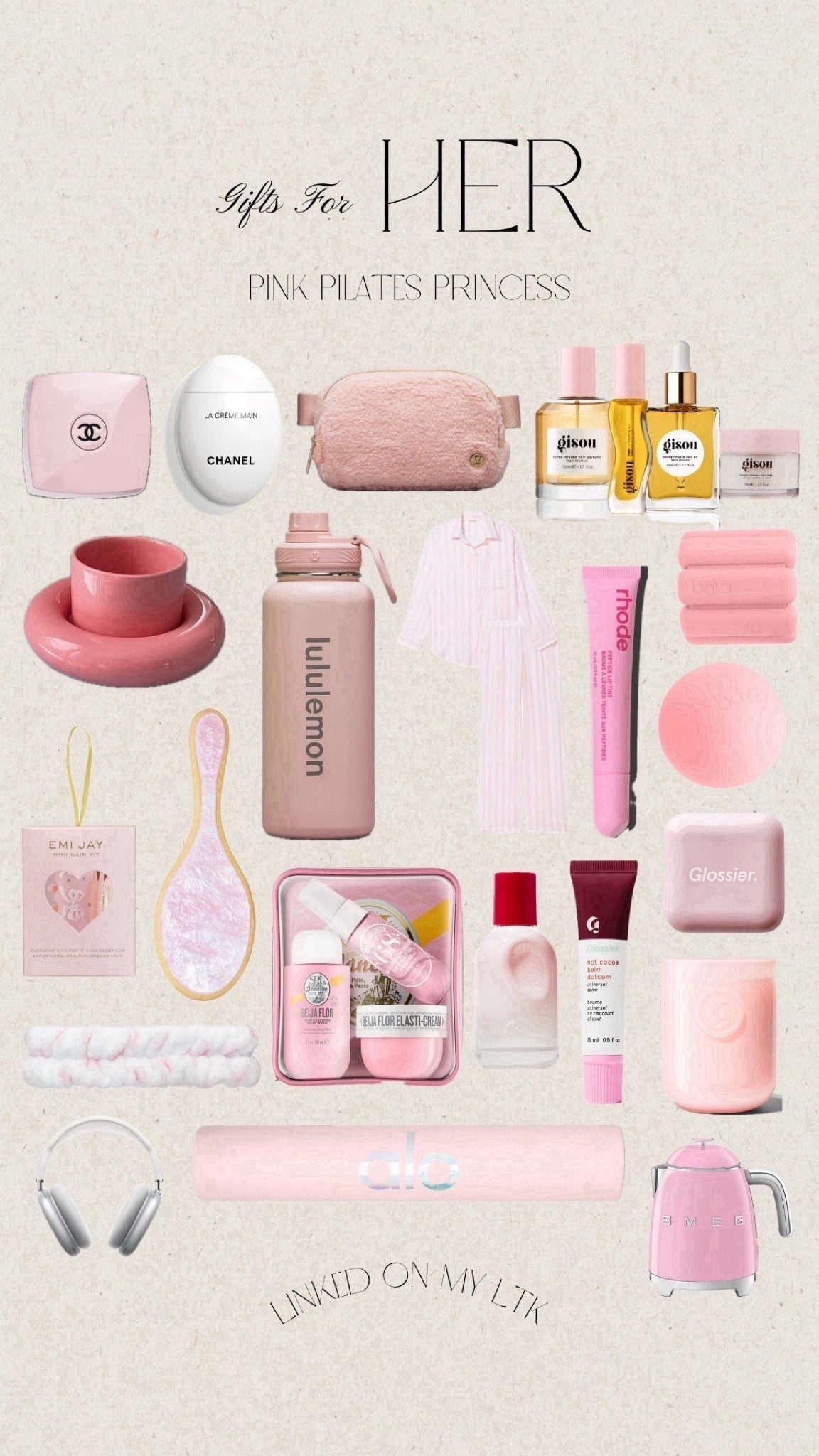 gifts for her - pink pilates princess 

christmas guide guide 2023 

#LTKSeasonal #LTKGiftGuide #LTKHoliday