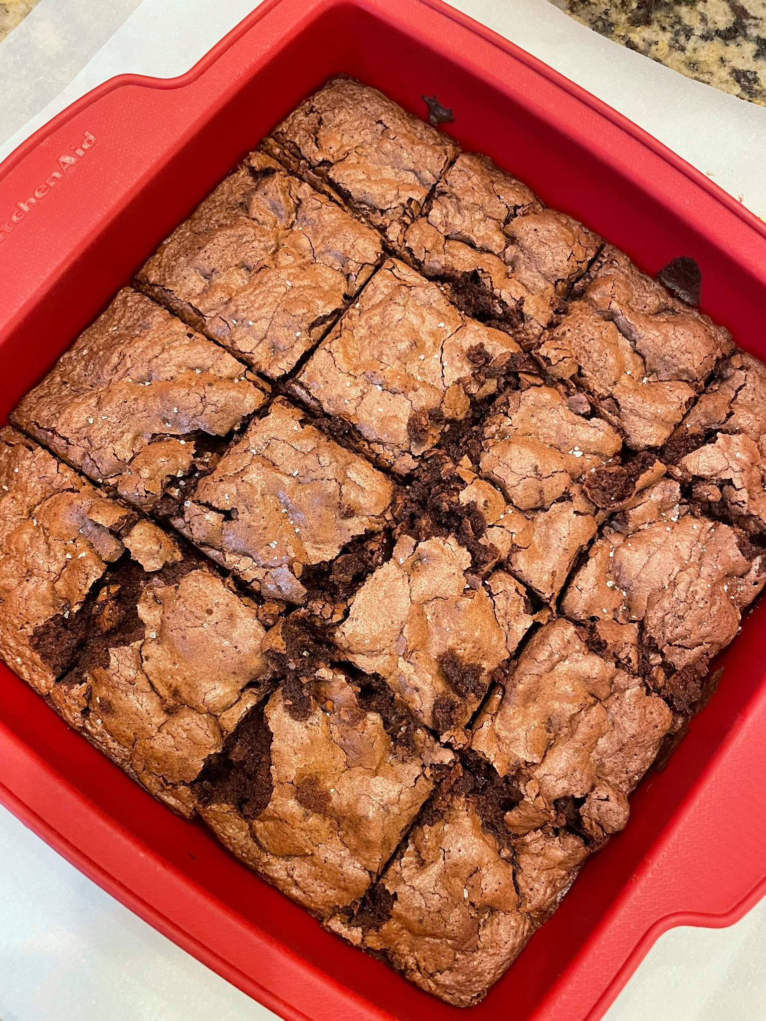Silicone baking containers are the best. I love using them for my homemade brownies. I used the silicone spatulas to get all the brownie mix into the baking dish. 
Baking 

#LTKhome #LTKFind