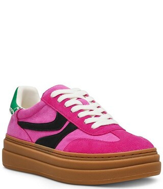 Dodge Mixed Media Low-Top Platform Sneakers | Dillard's