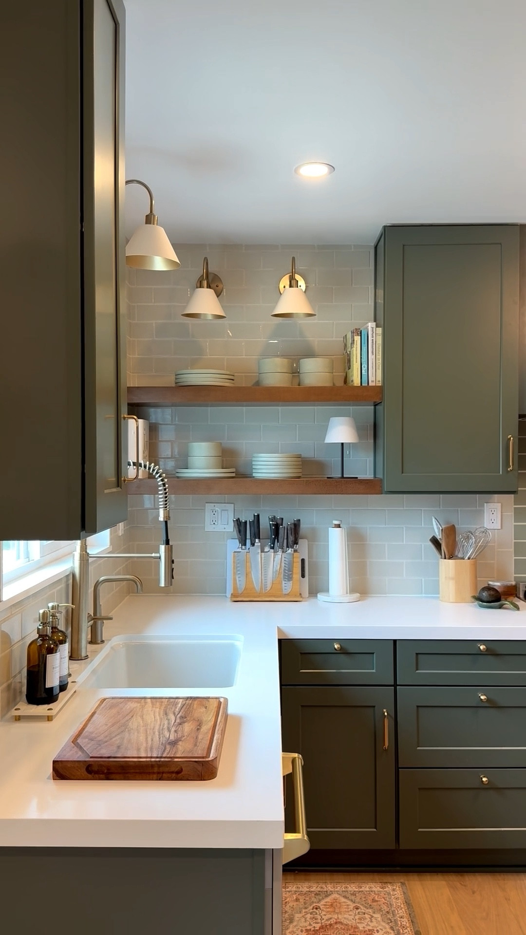 Details on my BILs kitchen renovation 

Cabinet Corp: Cabinets in Ivy, shelves in walnut
Backsplash: Fireclay in Limewash & Rosemary, bone grout 
Appliances: Zline autograph seriess

#LTKfoodie #LTKHome