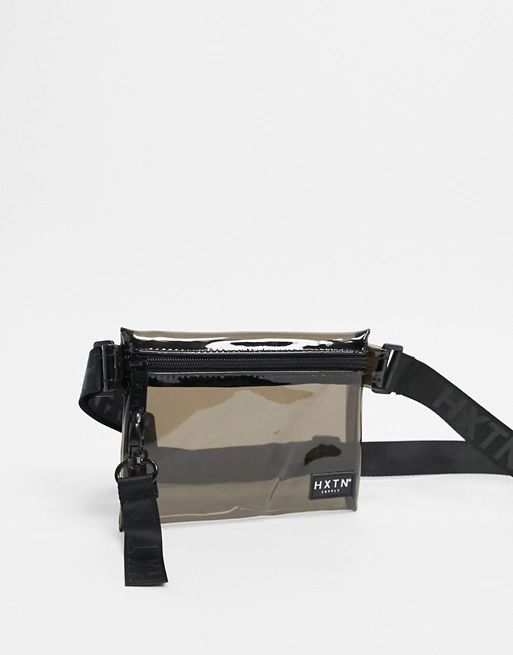 HXTN Supply transparent cross body fanny pack in black | ASOS | ASOS (Global)