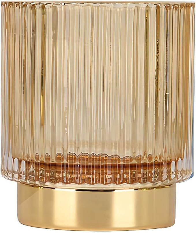 DASITON Makeup Brush holder Organizer,Crystal Cosmetic Makeup Brush Glass Brushes Storage Holder,... | Amazon (US)